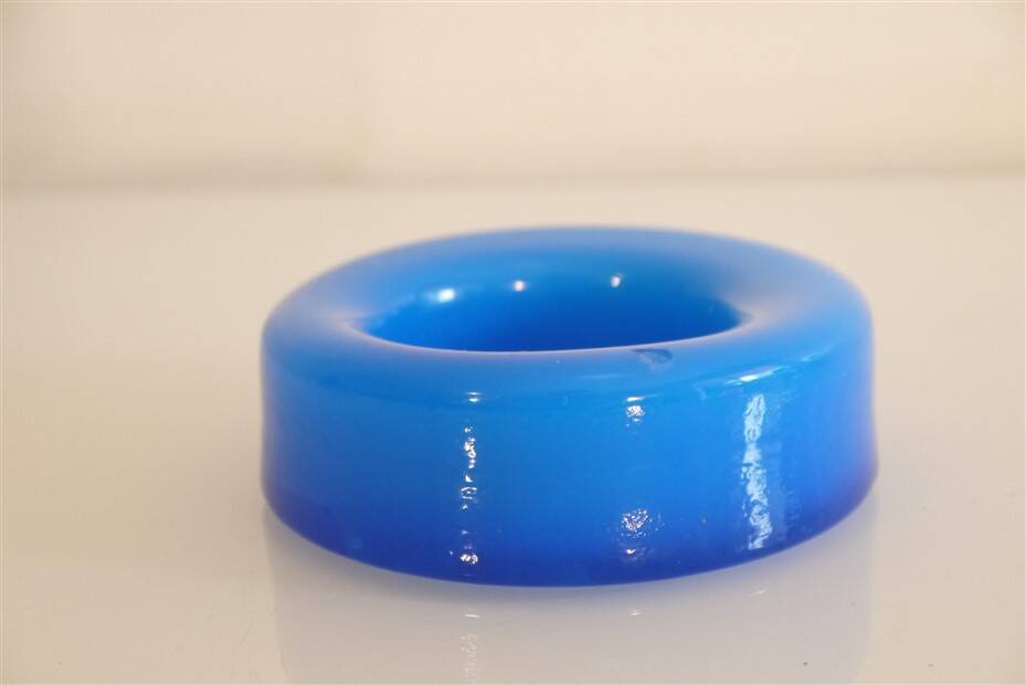 Glass ashtray by Erik Hoglund 1960