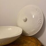 Vegetable dish/ Soup tureen Sarreguemines France Vintage