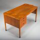 Scandinavian modern teak writing desk attributed to H. Brockmann Petersen for Poul M. Jessen, 1960s