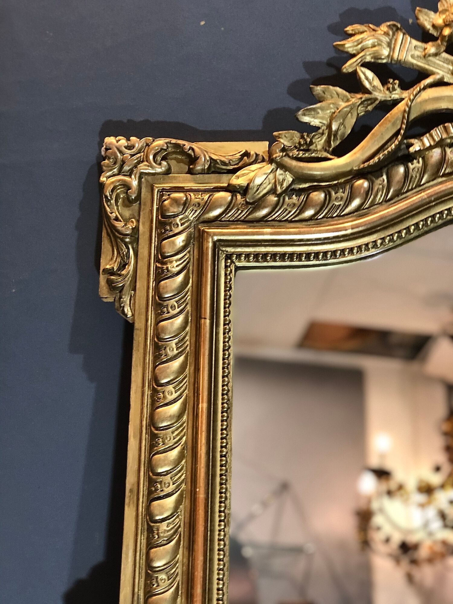 Miroir ancien 123x83 cm XIXè