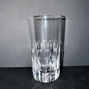 Baccarat lot of 5 Rotary glasses whisky long drink cut crystal signed
