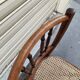 Bistro chair in wood and caning from the 1900s.