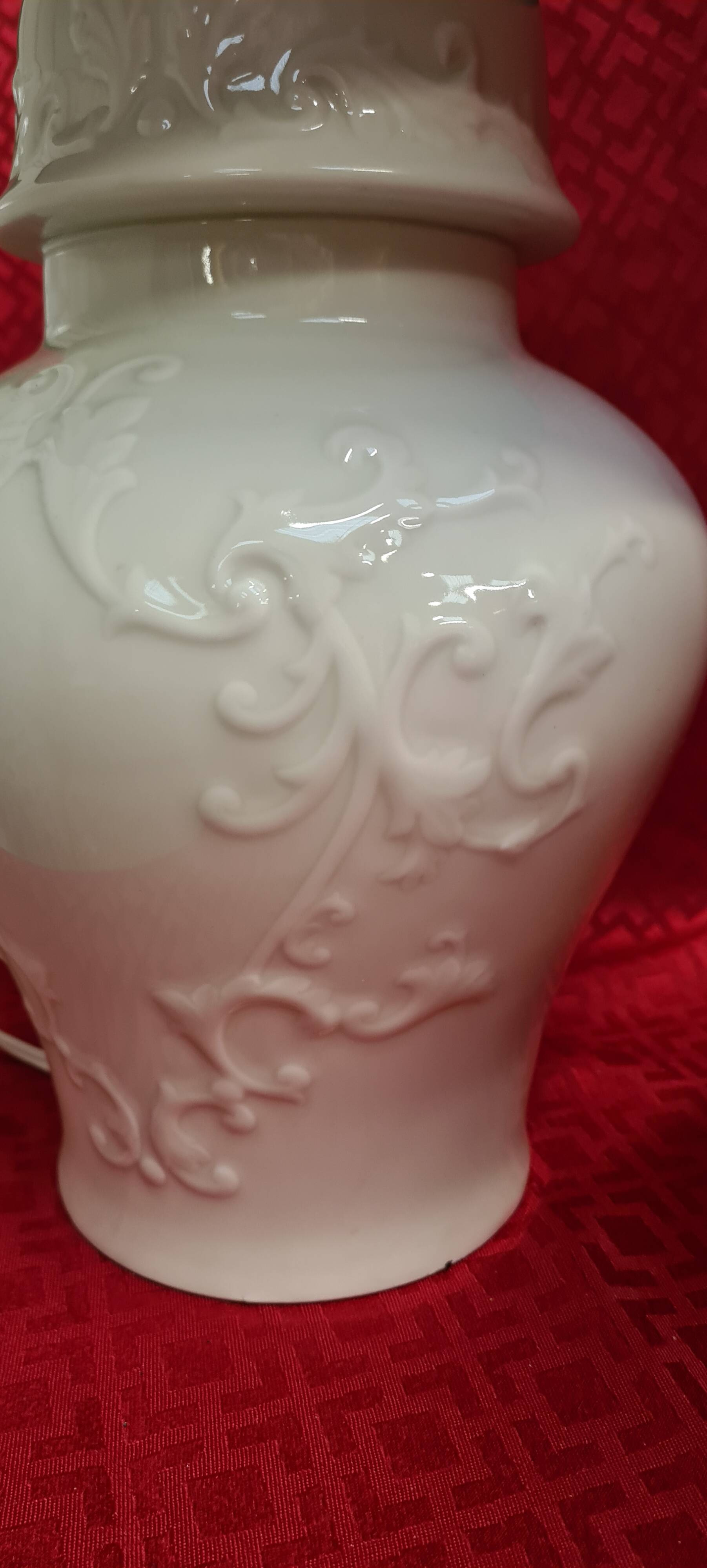 Two large pair of ceramic lamp