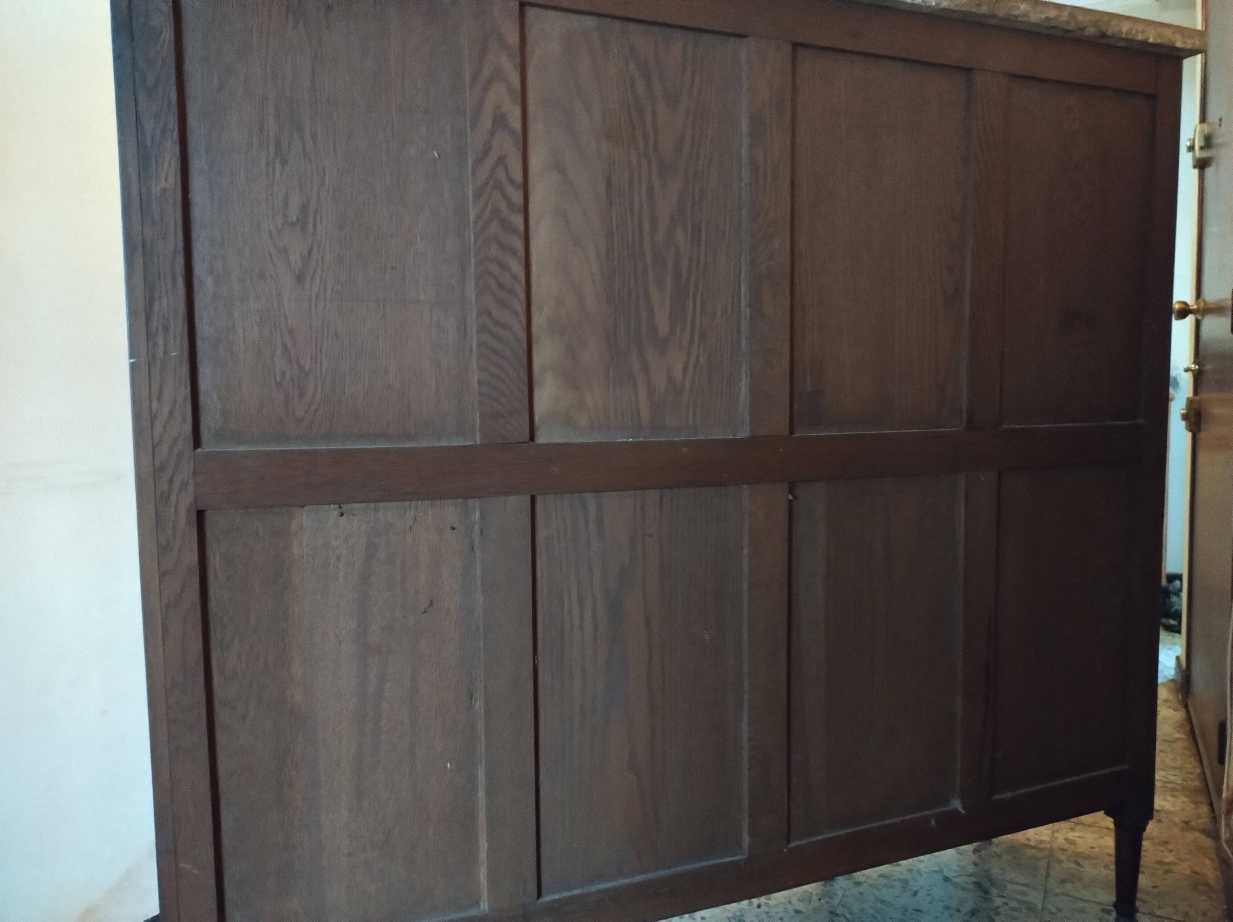 Antique wardrobe in Louis XVI style