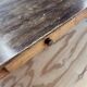 Oversized Vintage Oak Coffee Table with Two Drawers