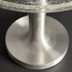 Midcentury space age large glass mushroom table lamprey Temde, 1960s