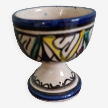 Egg cup signed Morocco