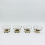 Set of 4 glass cups