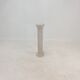 Italian travertine side table or pedestal, 1980's