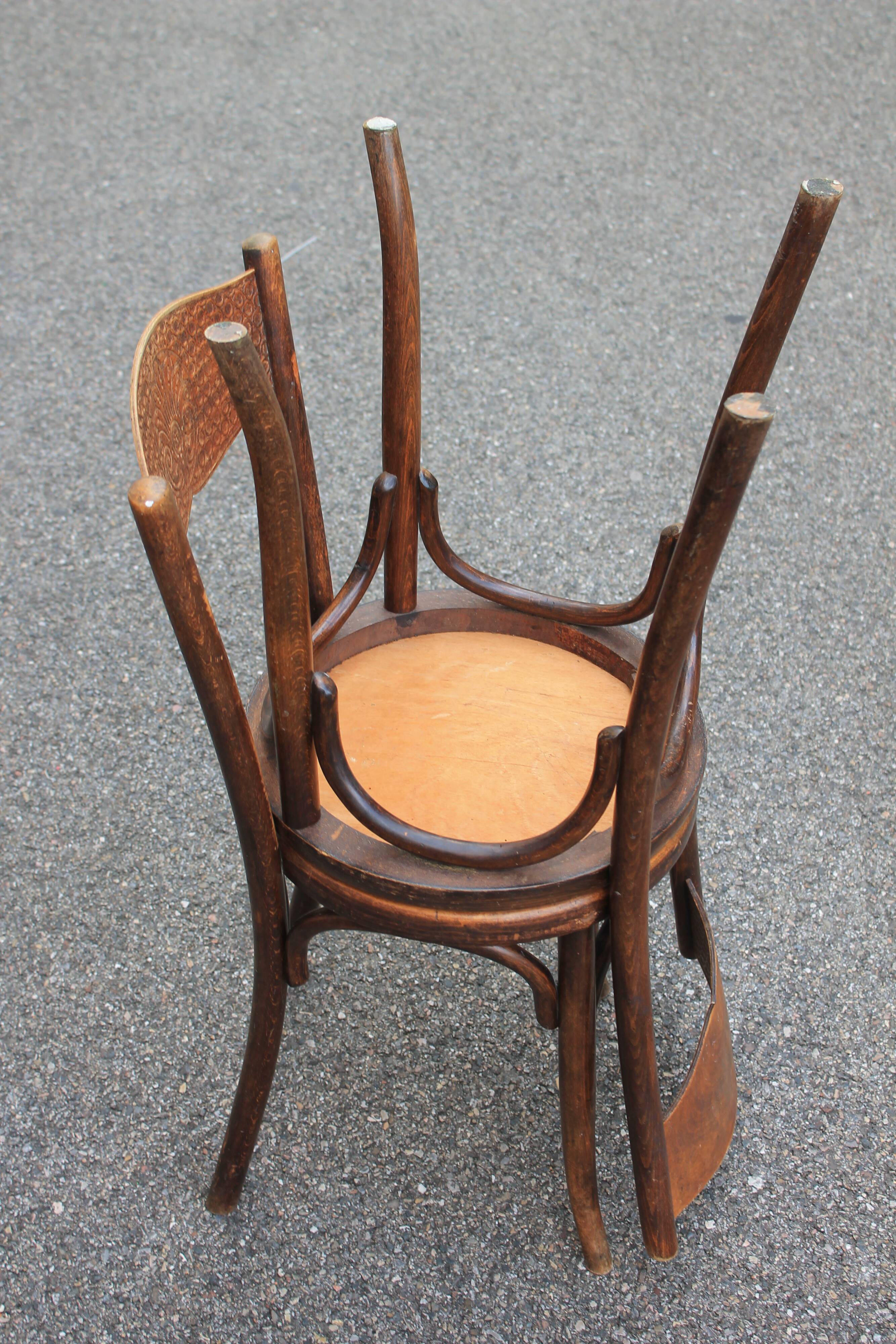 8 Fischel bistro chairs