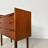 1960s Vintage Small Danish Teak Dresser by Edmund Jørgensen