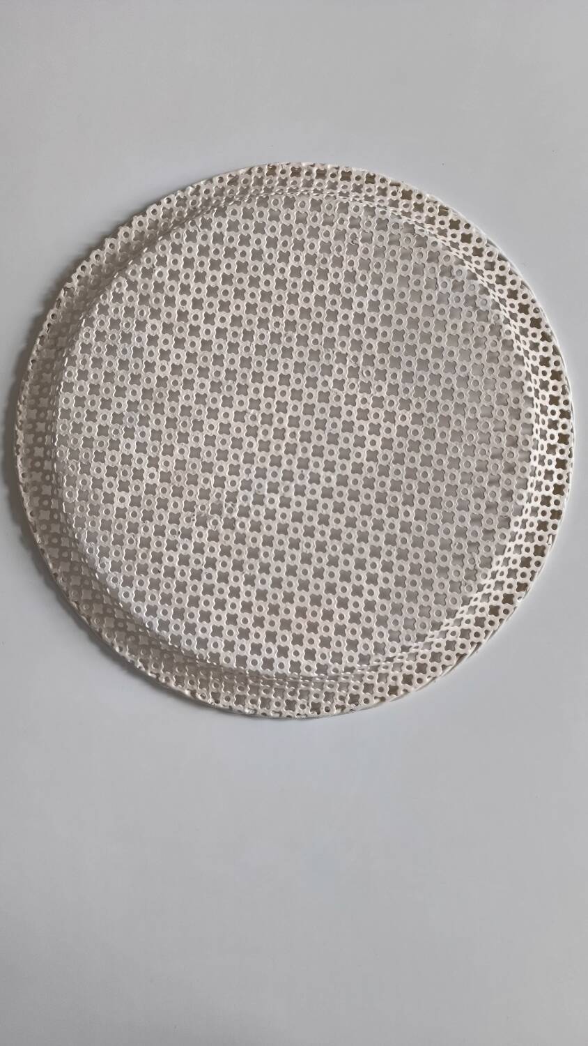 Perforated metal tray Mathieu Matégot 1950