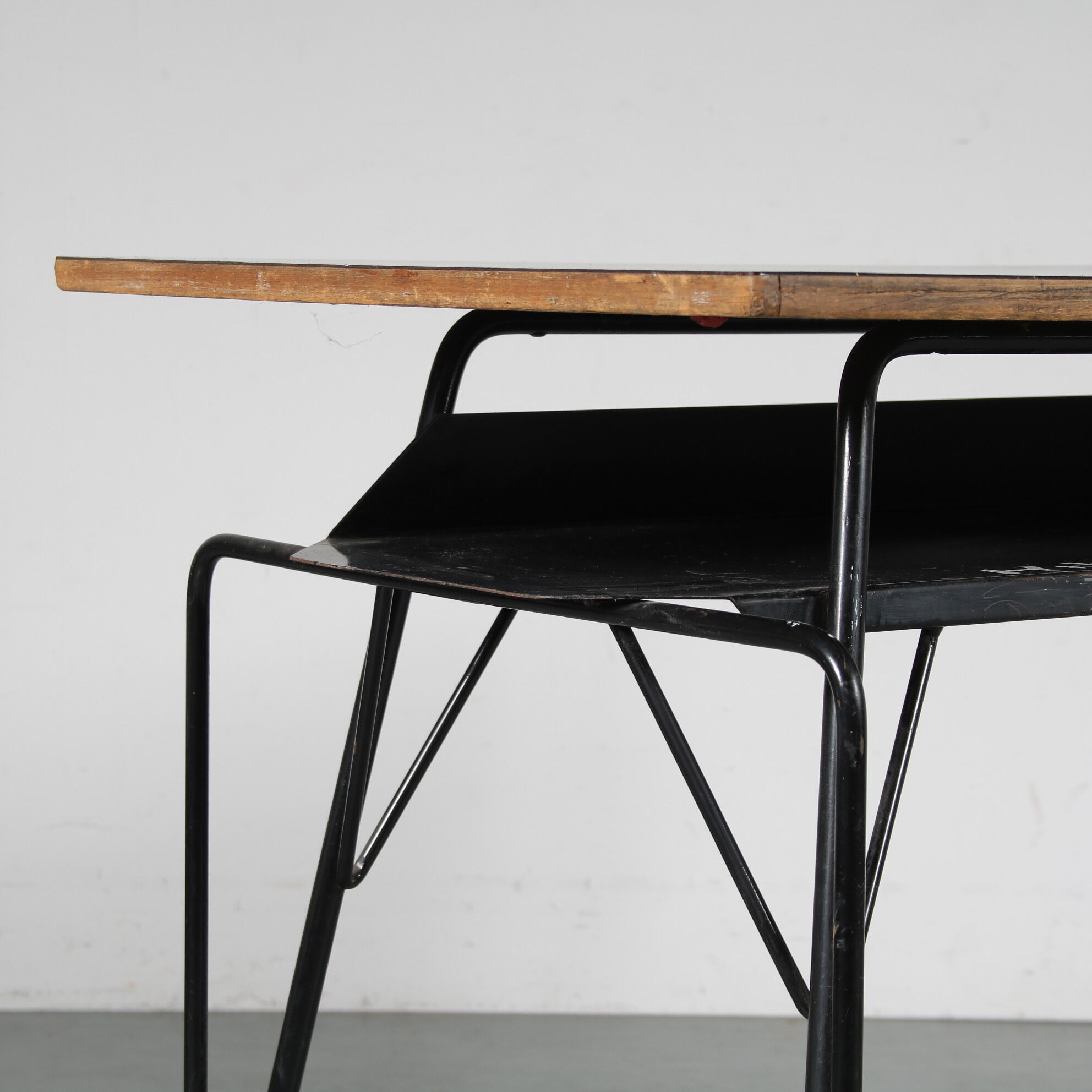 1950s Willy van der Meeren teacher’s desk for Tubax, Belgium