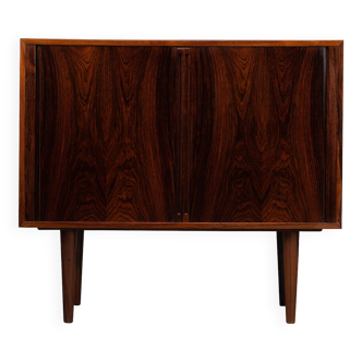 Danish Design Rosewood small chest for LP's with tambour doors, 1960s