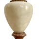 Antique alabaster floor lamp