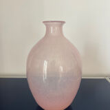 Pink glass vase