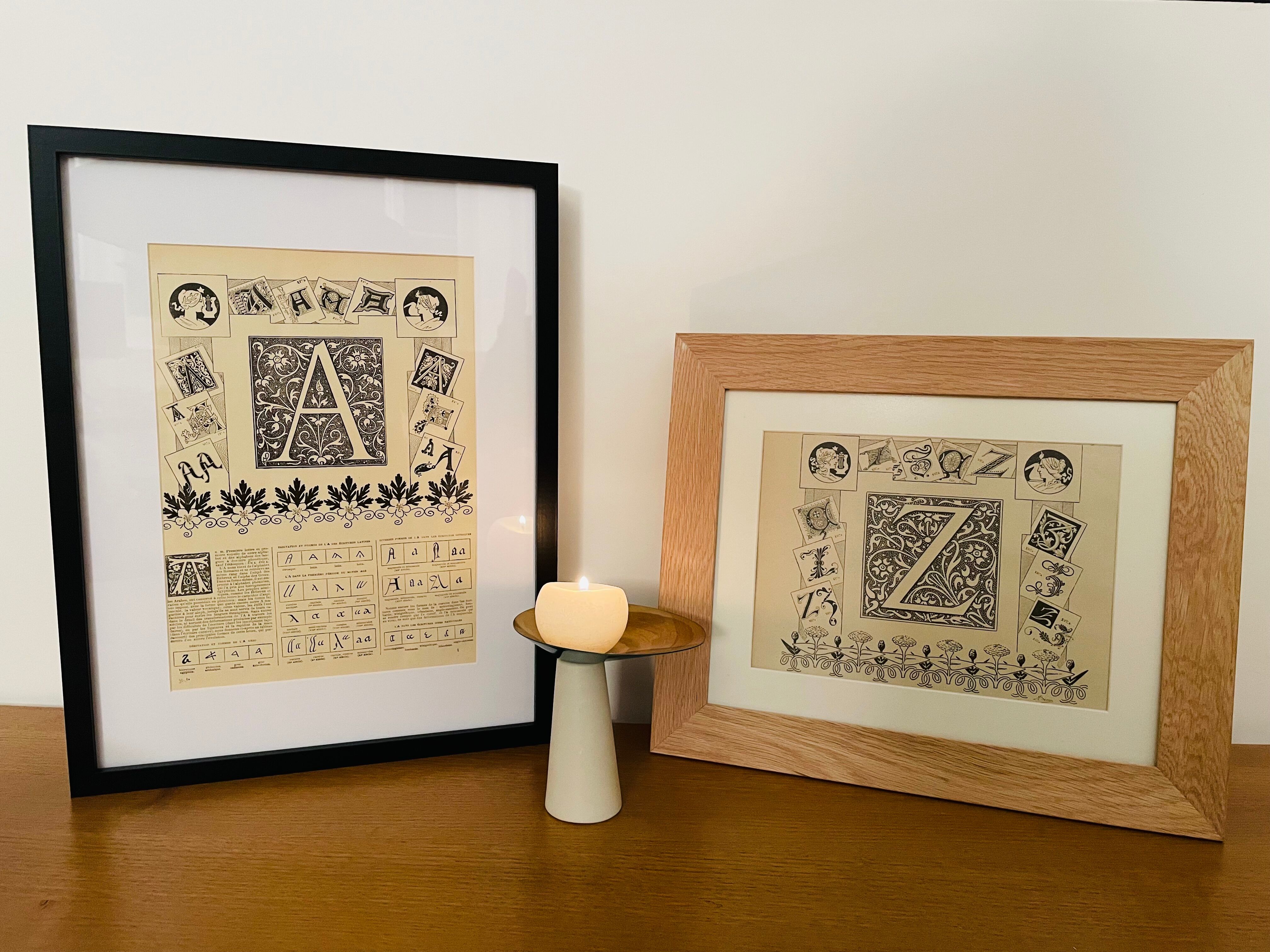 Lithograph letter J - 1930