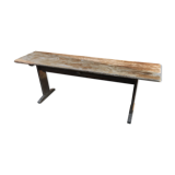 Farm table art deco oak bistro