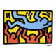 Keith Haring Lithograph Limited Edition, Numbered with Pencil, 1990s