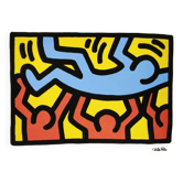 Keith Haring Lithograph Limited Edition, Numbered with Pencil, 1990s