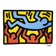 Keith Haring Lithograph Limited Edition, Numbered with Pencil, 1990s