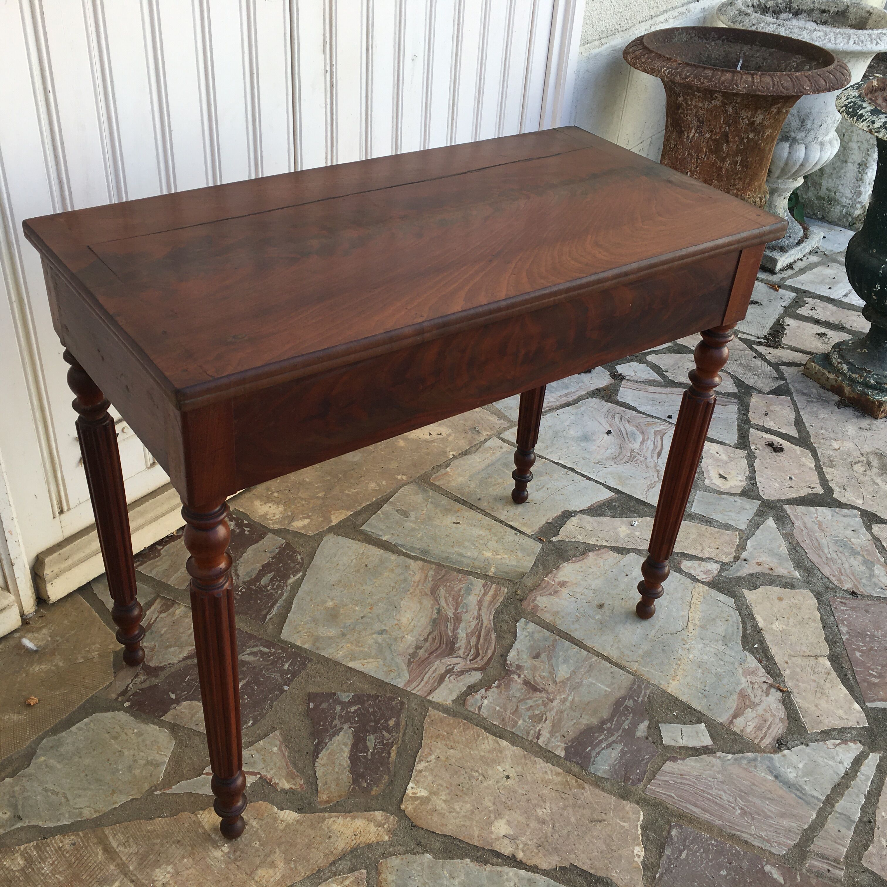 Louis Philippe console in mahogany 19th century