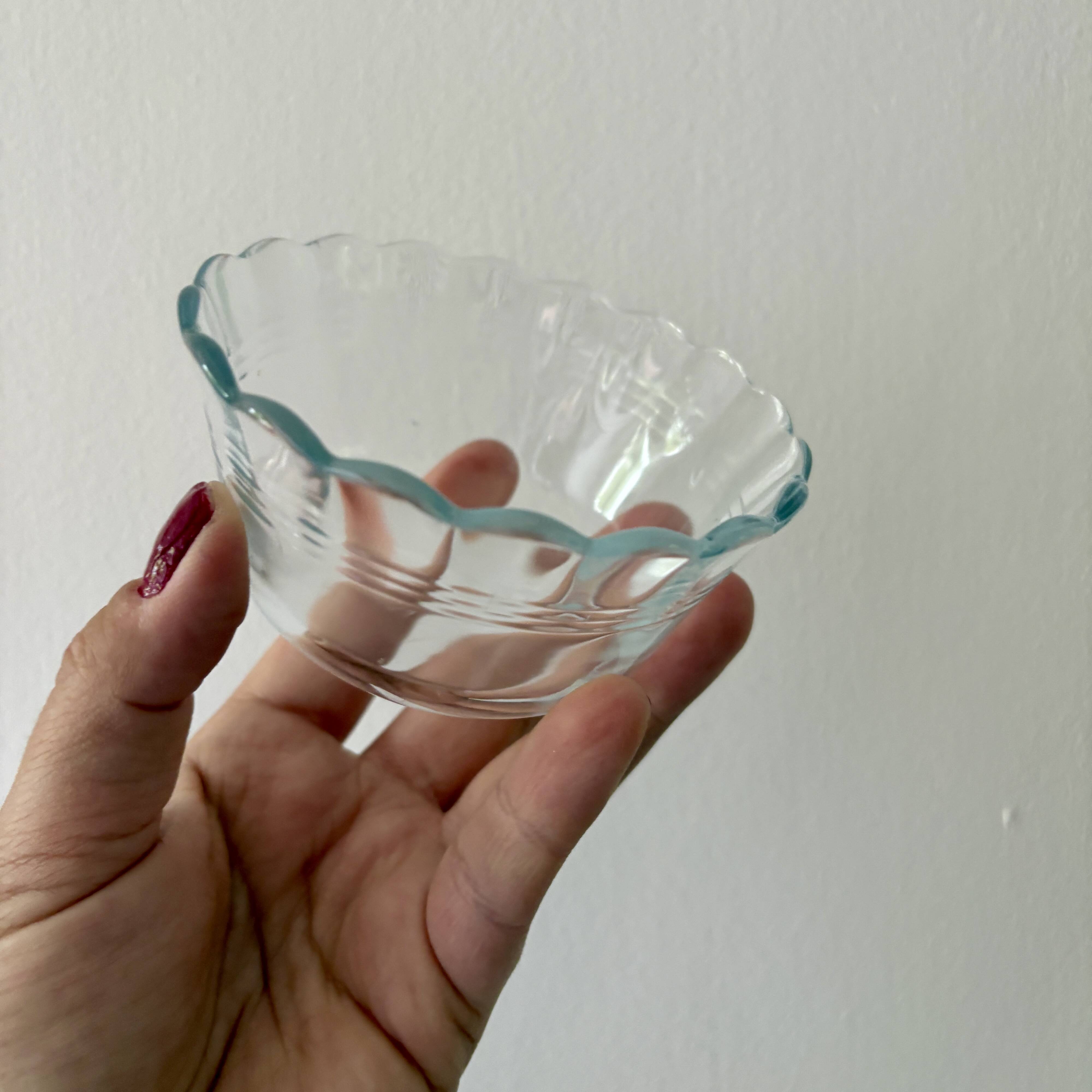 Lot de 8 ramequins vintage en verre - Pyrex