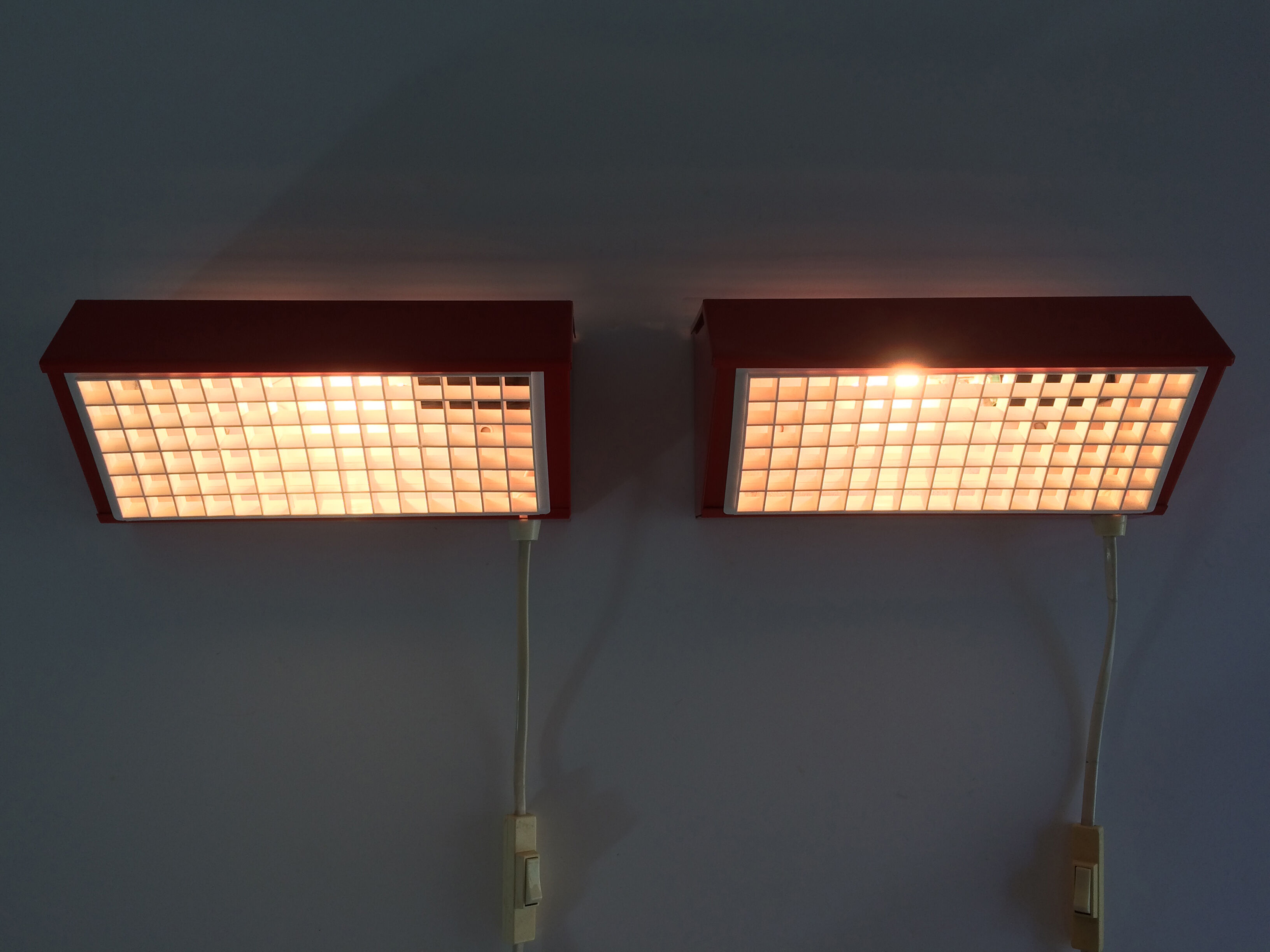 Pair of wall sconces Ikea Sweden Typ V204 year 80