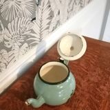 Old enamelled teapot