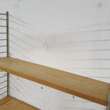 Pinewood wall unit by Nils “Nisse” Strinning for String, Sweden 1950's