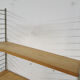 Pinewood wall unit by Nils “Nisse” Strinning for String, Sweden 1950's