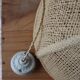 Suspension fleur en rafia