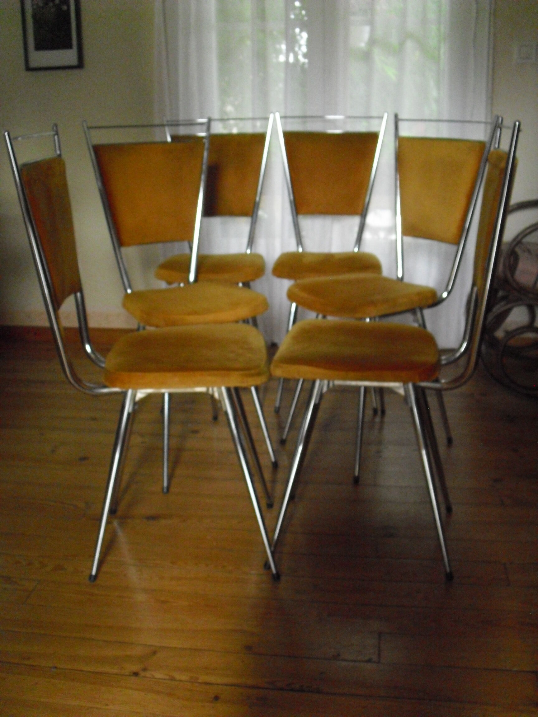 6 chairs tublac seventies