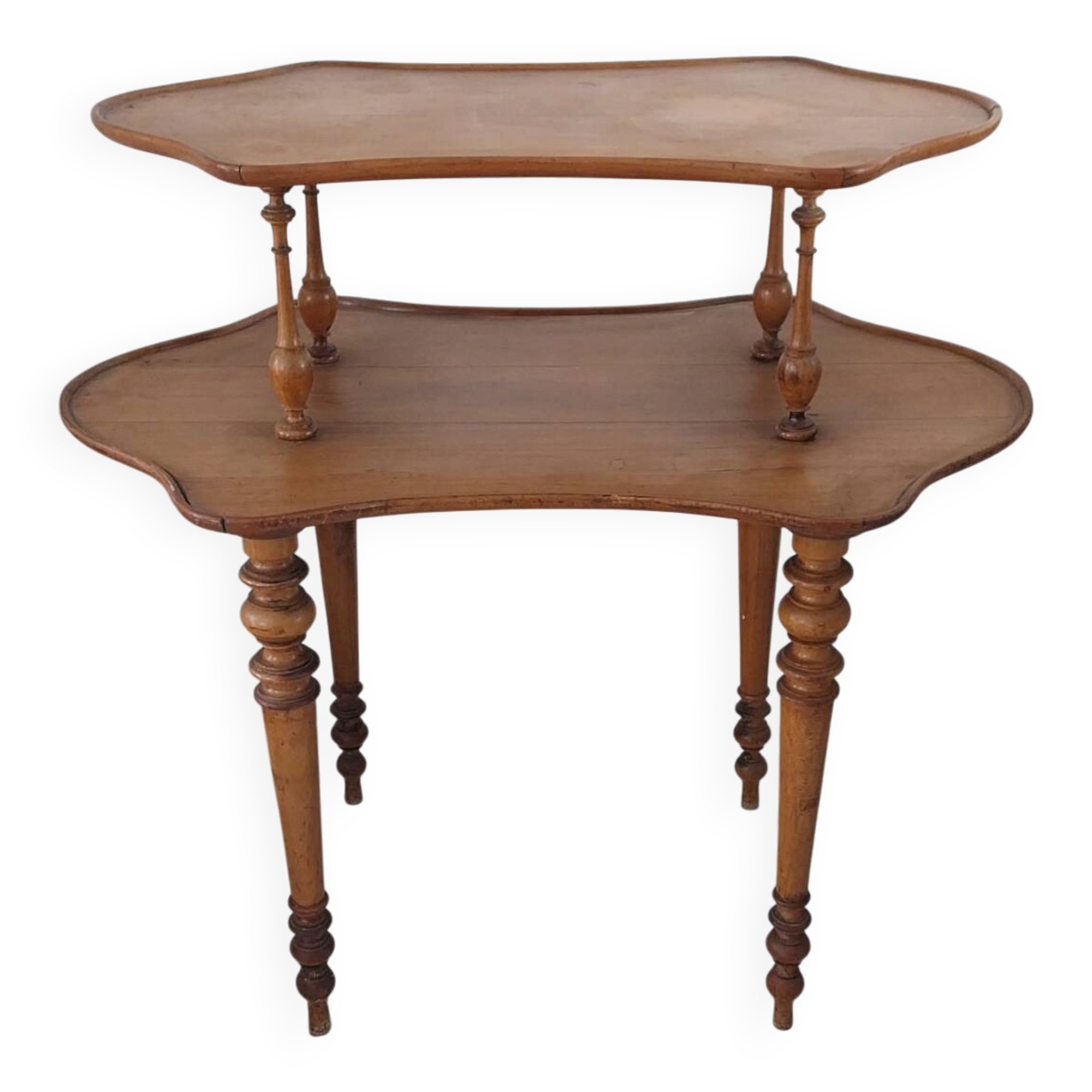 Louis XV style walnut tea table