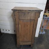 Louis Philippe style bedside table in solid oak