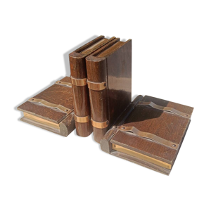 Serre-livres trompe-l'œil - boite