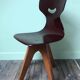 Vintage Smile chairs by Adam Stegner, antique designer seats