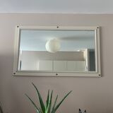 Old mirror in real oak renovated 133x80cm