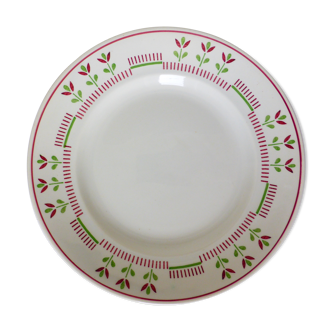 Vintage round serving dish in 210765 porcelain