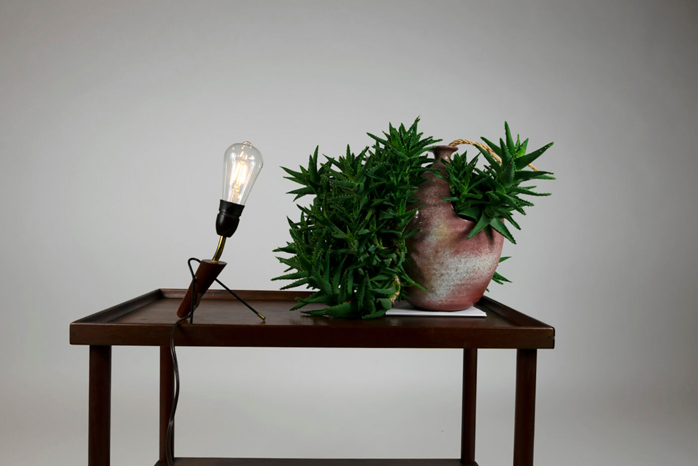 Teak Grasshopper lamp, Danish design
