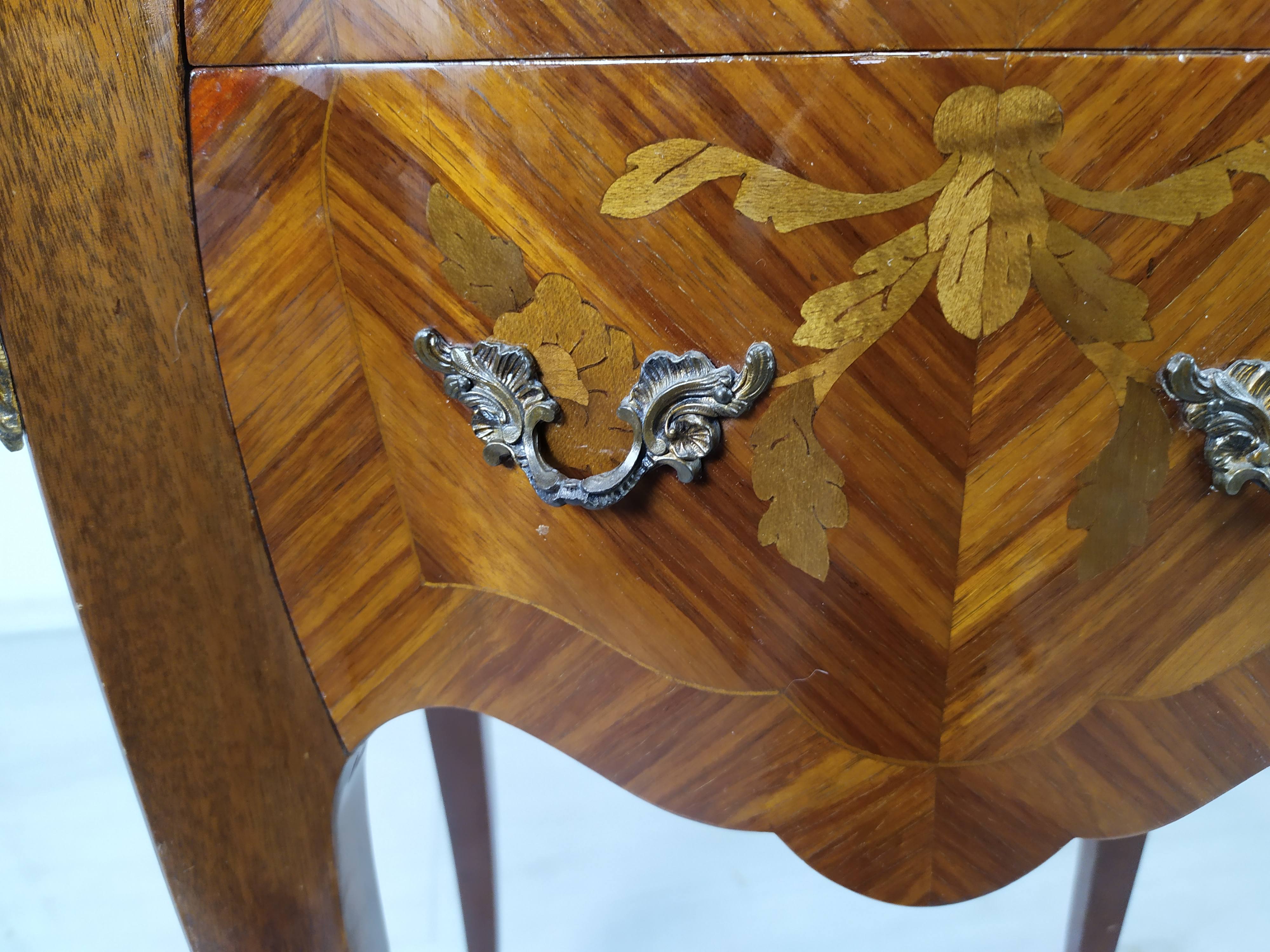 Pair of Louis XV style bedside tables