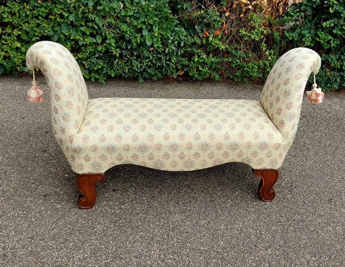Wooden bedside bench