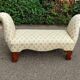 Wooden bedside bench