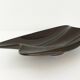 Verceram vintage 1960s black pearlescent ceramic fruit bowl