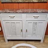 Restyled Art Deco sideboard with marble top