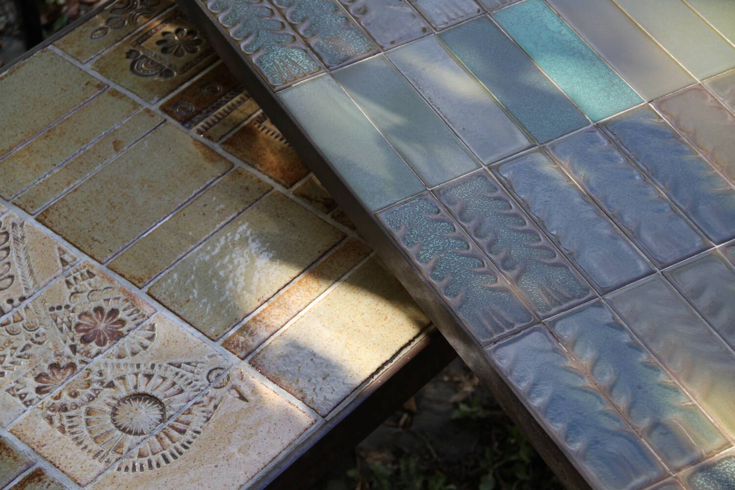 Roger Capron green coffee table