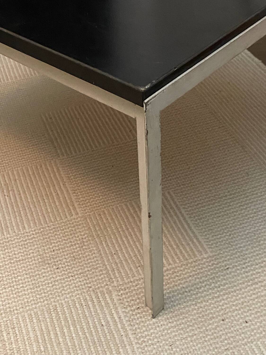 Florence Knoll T angle coffee table, Formica, vintage, design, 1950,