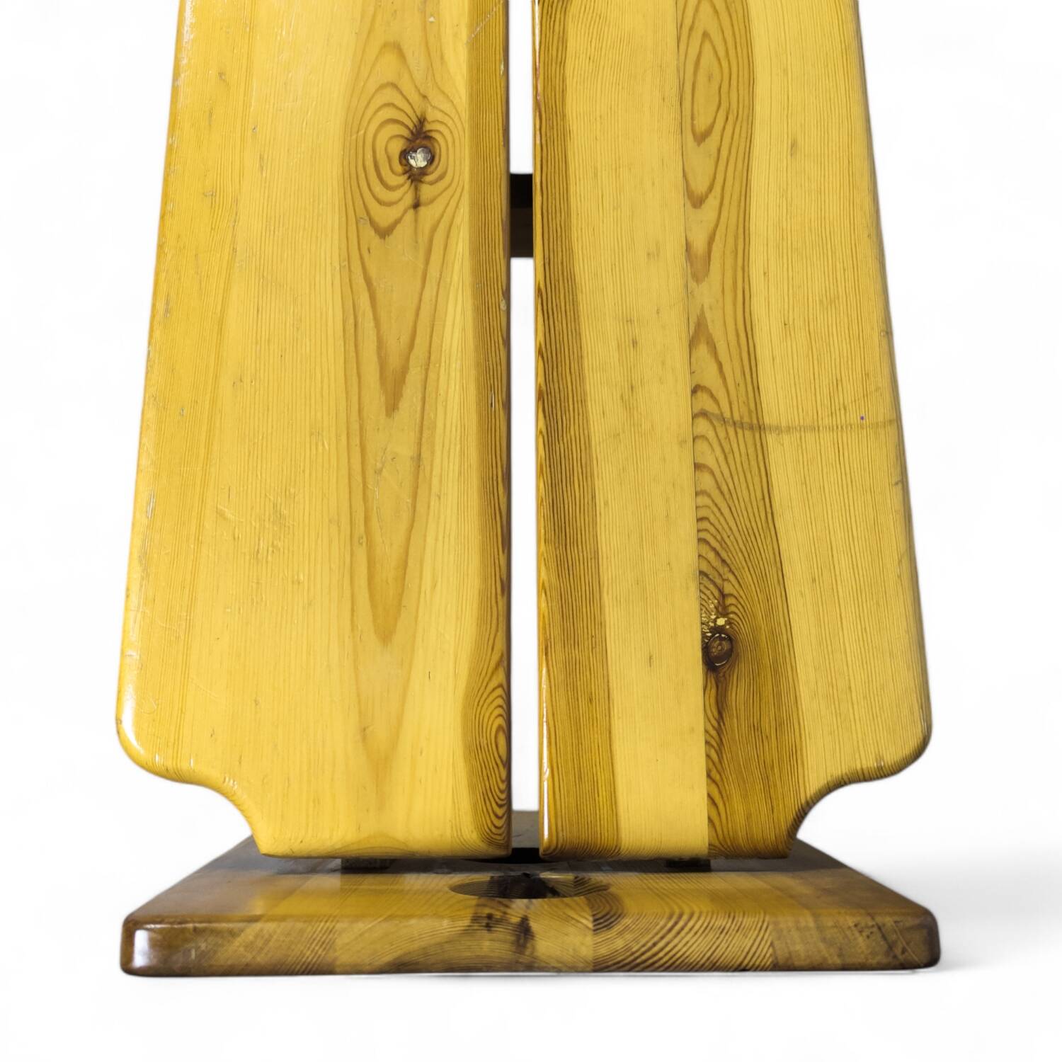 Ensemble de Salle à Manger Sculptural en Pin par Gilbert Marklund pour Furusnickarn Ab, 1970s