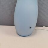 Lampe vintage bleue Ikea Mylonit, années 1990