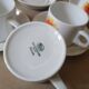 Hutschenreuther Novum Vintage Porcelain Coffee Cups * 70s * Bavaria